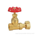 hot forging brass gate valve with female thread for water meter